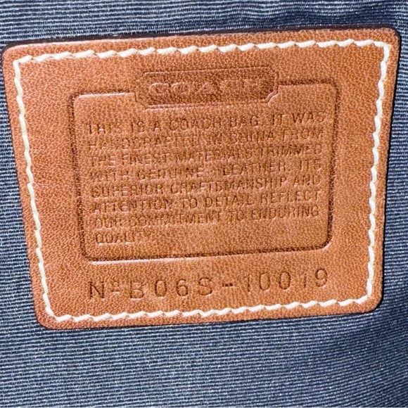 Coach Vintage Denim Patchwork Soho Shoulder Bag - Picture 4 of 9